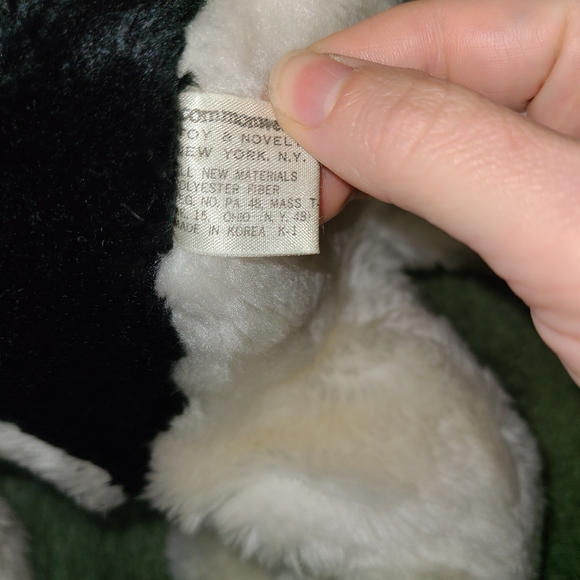 RARE VINTAGE 1988 COMMONWEALTH STUFFED LARGE ST. BERNARD DOG Christmas - Picture 4 of 9